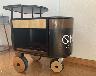 carrito de venta cafe