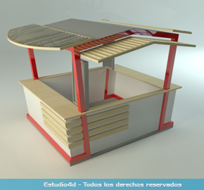 Islas Para Centro Comercial Modulos Comerciales Estudio4d Bogota Colombia