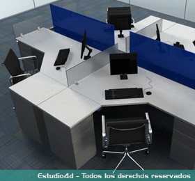 Estacion de trabajo oficina