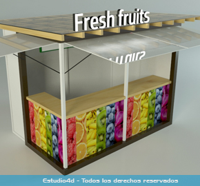 caseta venta de jugos