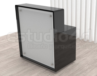 Mueble de recepción pequeño